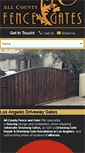 Mobile Screenshot of allcountyfenceandgate.com