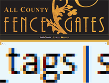 Tablet Screenshot of allcountyfenceandgate.com